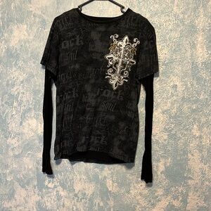 Lace sleeves Shirt
